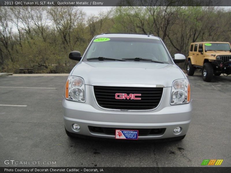 Quicksilver Metallic / Ebony 2013 GMC Yukon XL SLT 4x4