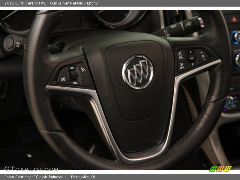Quicksilver Metallic / Ebony 2012 Buick Verano FWD