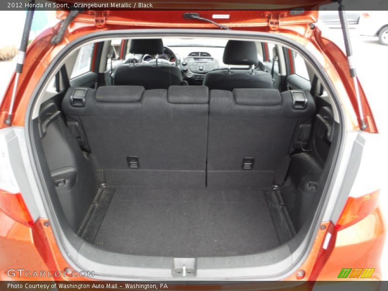 Orangeburst Metallic / Black 2012 Honda Fit Sport