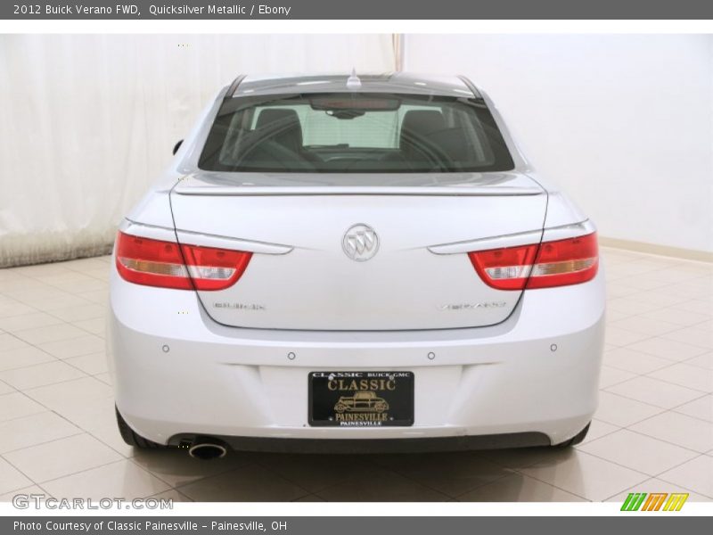 Quicksilver Metallic / Ebony 2012 Buick Verano FWD
