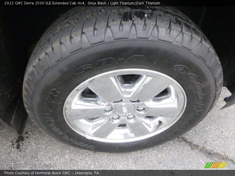 Onyx Black / Light Titanium/Dark Titanium 2013 GMC Sierra 1500 SLE Extended Cab 4x4
