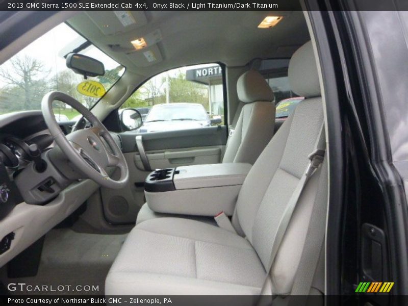 Onyx Black / Light Titanium/Dark Titanium 2013 GMC Sierra 1500 SLE Extended Cab 4x4