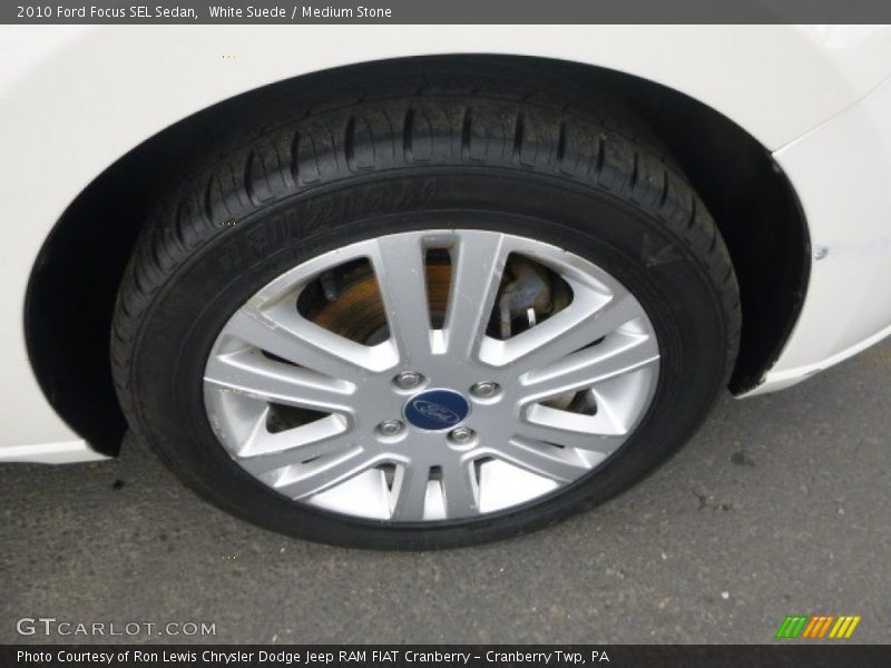 White Suede / Medium Stone 2010 Ford Focus SEL Sedan