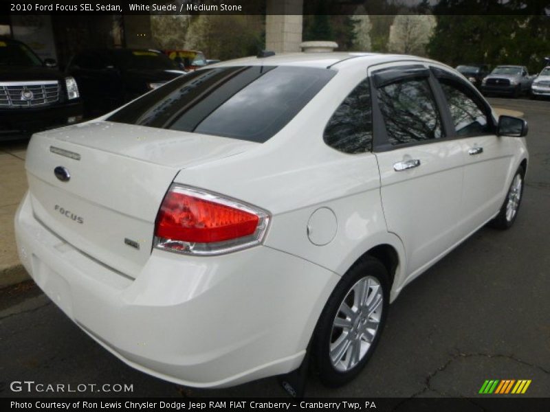 White Suede / Medium Stone 2010 Ford Focus SEL Sedan