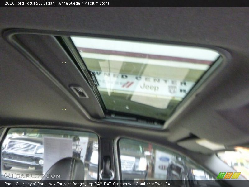 White Suede / Medium Stone 2010 Ford Focus SEL Sedan