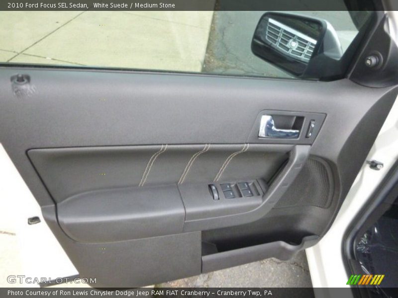 White Suede / Medium Stone 2010 Ford Focus SEL Sedan