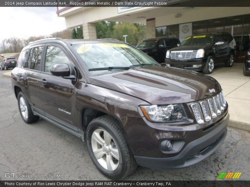 Rugged Brown Metallic / Dark Slate Gray/Light Pebble 2014 Jeep Compass Latitude 4x4