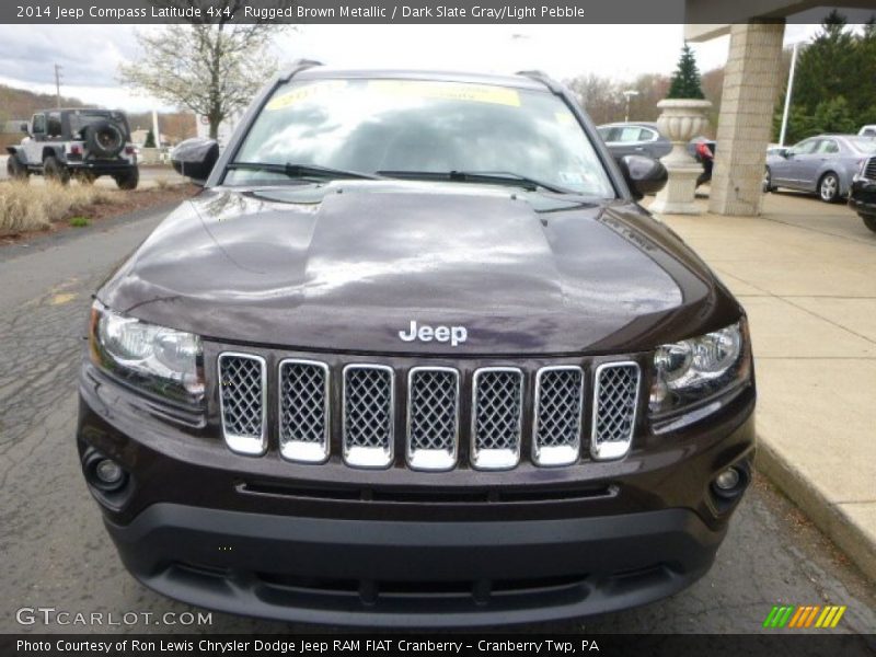 Rugged Brown Metallic / Dark Slate Gray/Light Pebble 2014 Jeep Compass Latitude 4x4