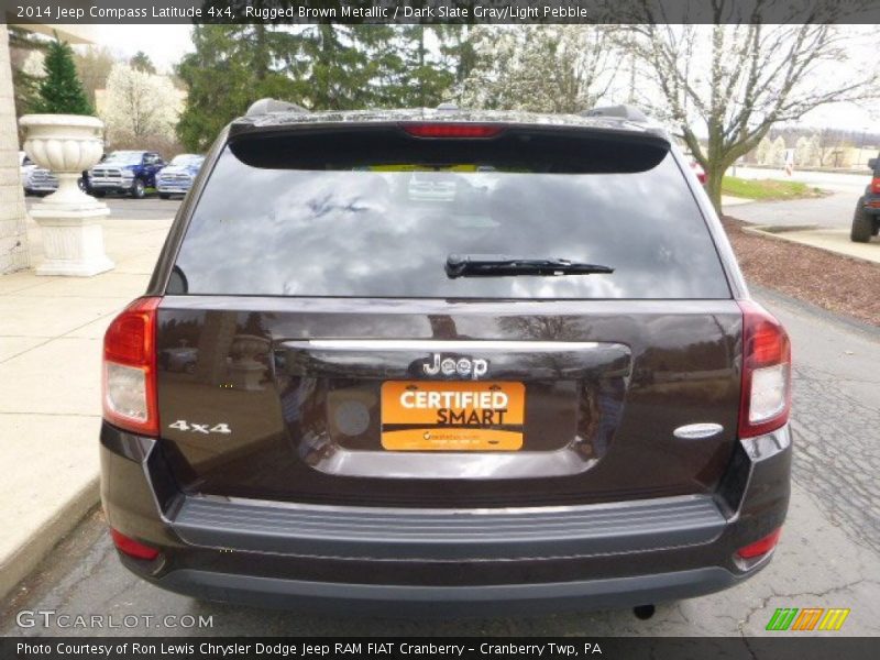 Rugged Brown Metallic / Dark Slate Gray/Light Pebble 2014 Jeep Compass Latitude 4x4