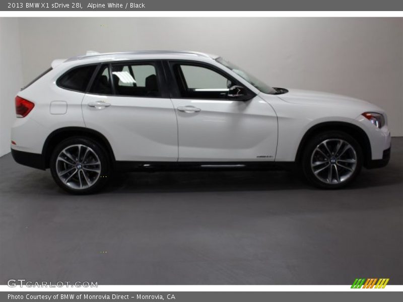 Alpine White / Black 2013 BMW X1 sDrive 28i