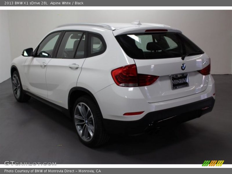 Alpine White / Black 2013 BMW X1 sDrive 28i