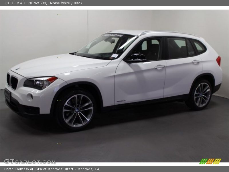 Alpine White / Black 2013 BMW X1 sDrive 28i