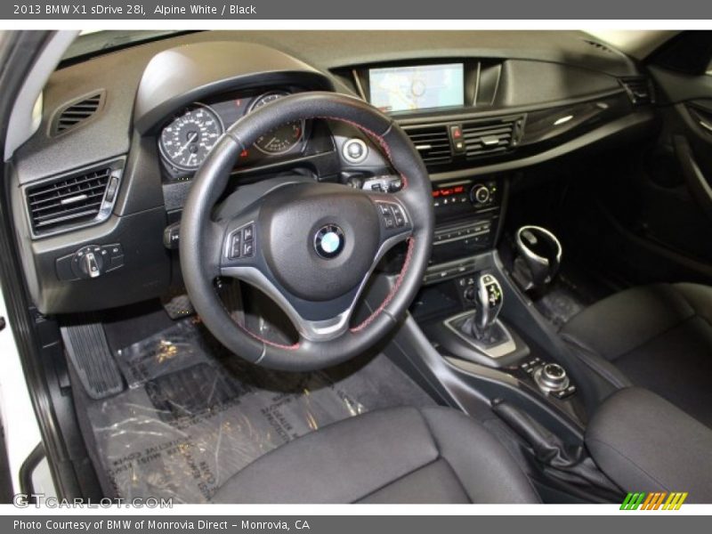 Alpine White / Black 2013 BMW X1 sDrive 28i
