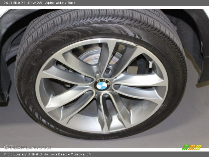 Alpine White / Black 2013 BMW X1 sDrive 28i