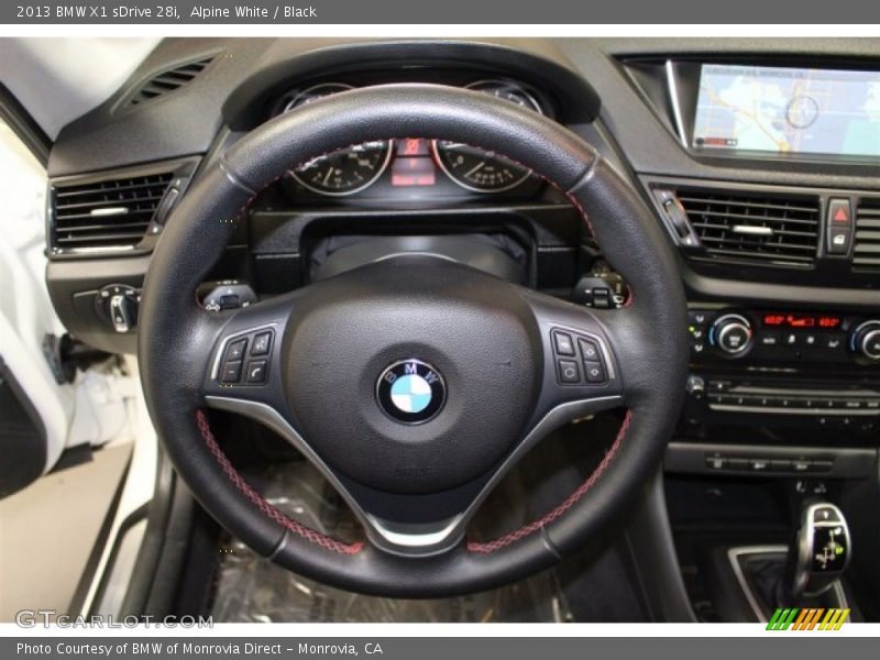Alpine White / Black 2013 BMW X1 sDrive 28i