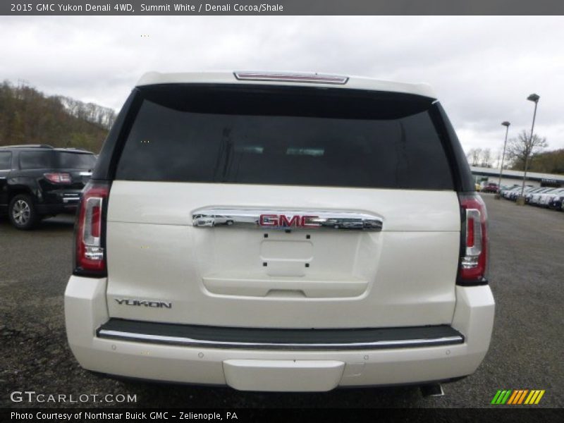 Summit White / Denali Cocoa/Shale 2015 GMC Yukon Denali 4WD