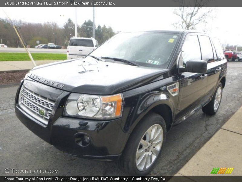 Santorini Black Pearl / Ebony Black 2008 Land Rover LR2 HSE