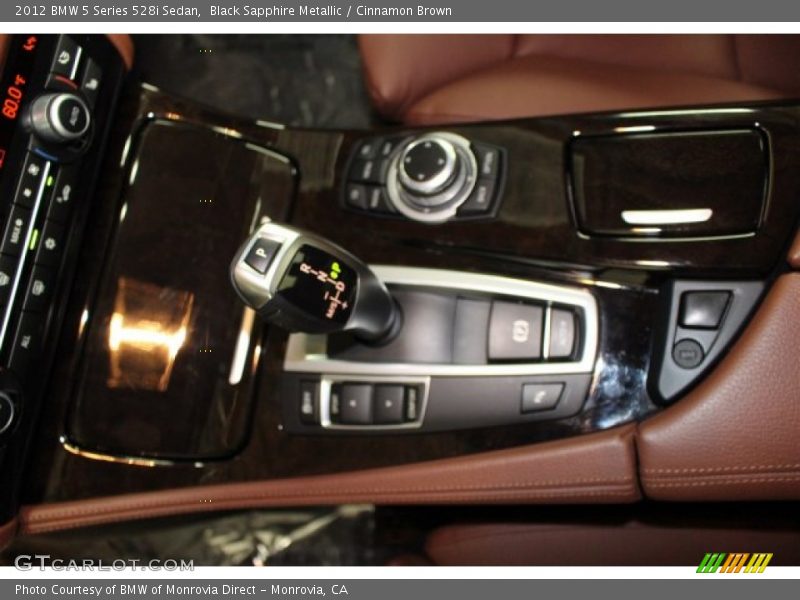 Black Sapphire Metallic / Cinnamon Brown 2012 BMW 5 Series 528i Sedan