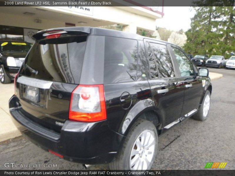 Santorini Black Pearl / Ebony Black 2008 Land Rover LR2 HSE