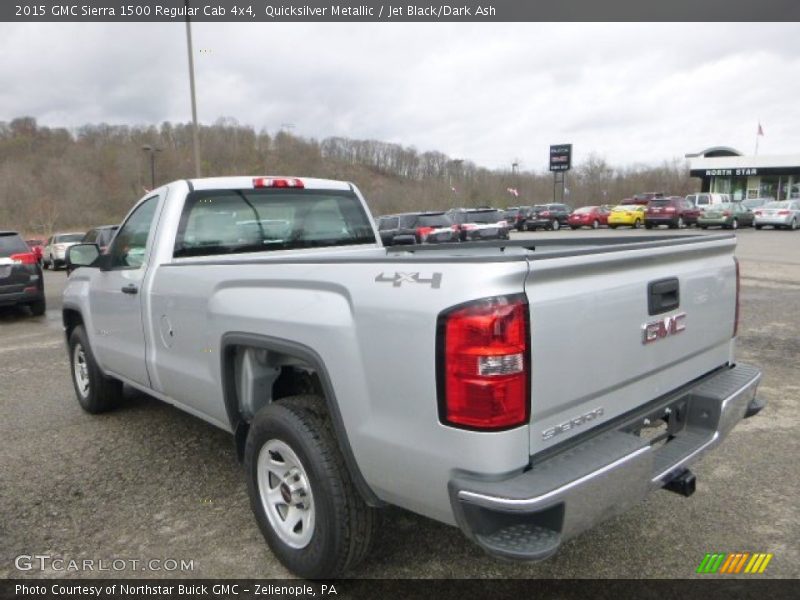 Quicksilver Metallic / Jet Black/Dark Ash 2015 GMC Sierra 1500 Regular Cab 4x4