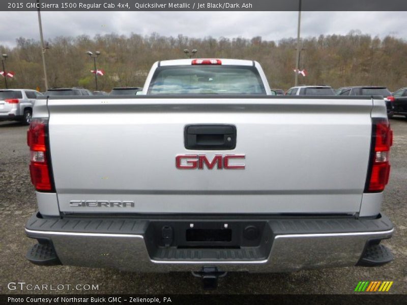 Quicksilver Metallic / Jet Black/Dark Ash 2015 GMC Sierra 1500 Regular Cab 4x4