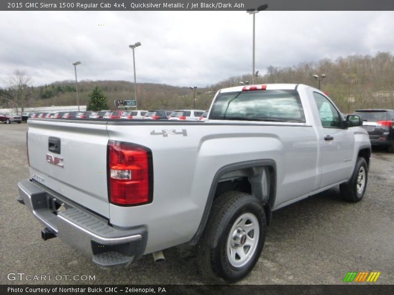 Quicksilver Metallic / Jet Black/Dark Ash 2015 GMC Sierra 1500 Regular Cab 4x4