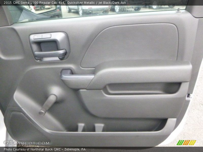 Quicksilver Metallic / Jet Black/Dark Ash 2015 GMC Sierra 1500 Regular Cab 4x4