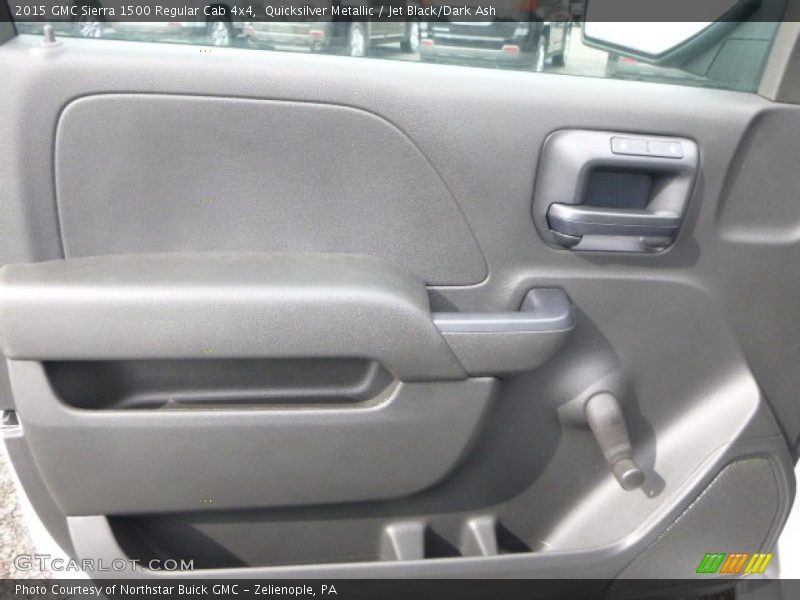 Quicksilver Metallic / Jet Black/Dark Ash 2015 GMC Sierra 1500 Regular Cab 4x4