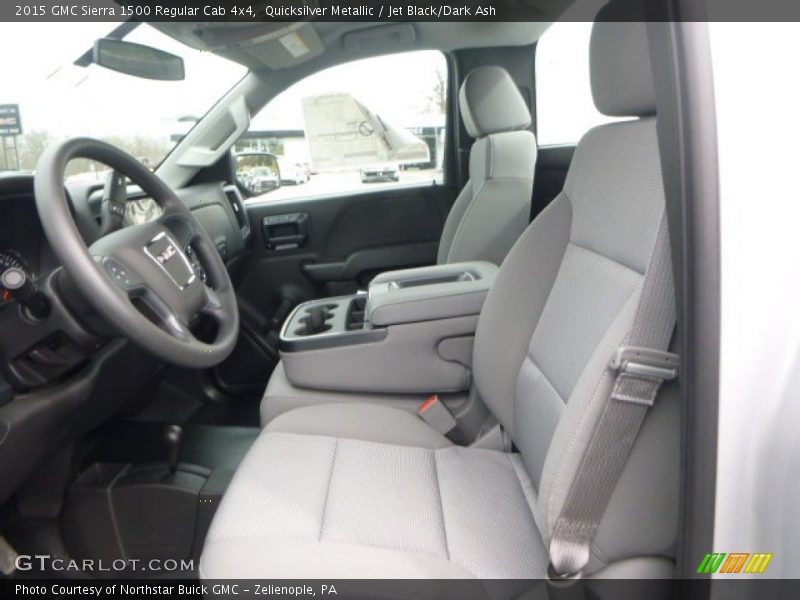 Quicksilver Metallic / Jet Black/Dark Ash 2015 GMC Sierra 1500 Regular Cab 4x4