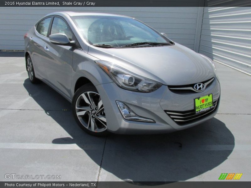 Shale Gray / Gray 2016 Hyundai Elantra Limited