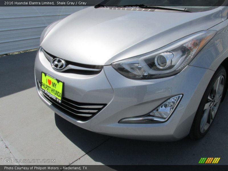 Shale Gray / Gray 2016 Hyundai Elantra Limited