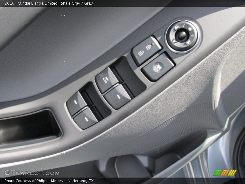 Controls of 2016 Elantra Limited