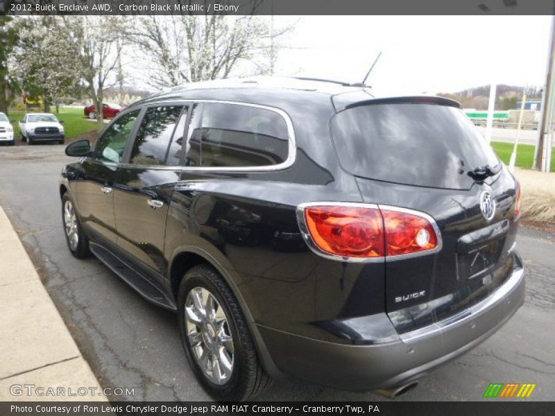 Carbon Black Metallic / Ebony 2012 Buick Enclave AWD