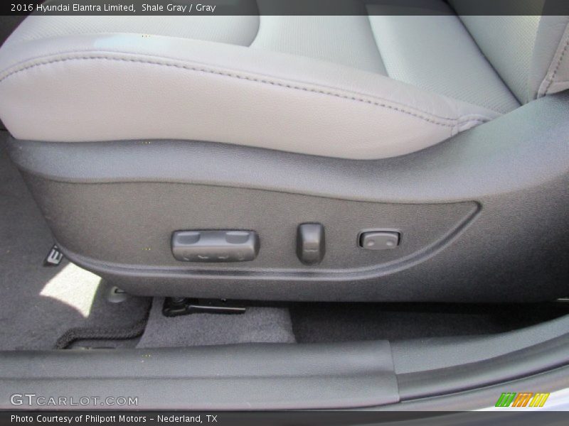 Shale Gray / Gray 2016 Hyundai Elantra Limited