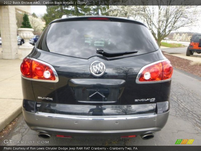 Carbon Black Metallic / Ebony 2012 Buick Enclave AWD