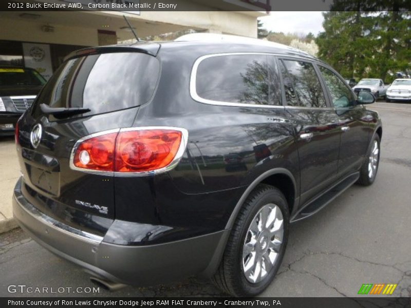 Carbon Black Metallic / Ebony 2012 Buick Enclave AWD