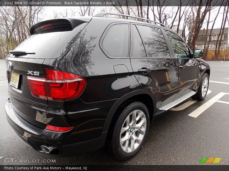 Black Sapphire Metallic / Black 2012 BMW X5 xDrive35i Premium