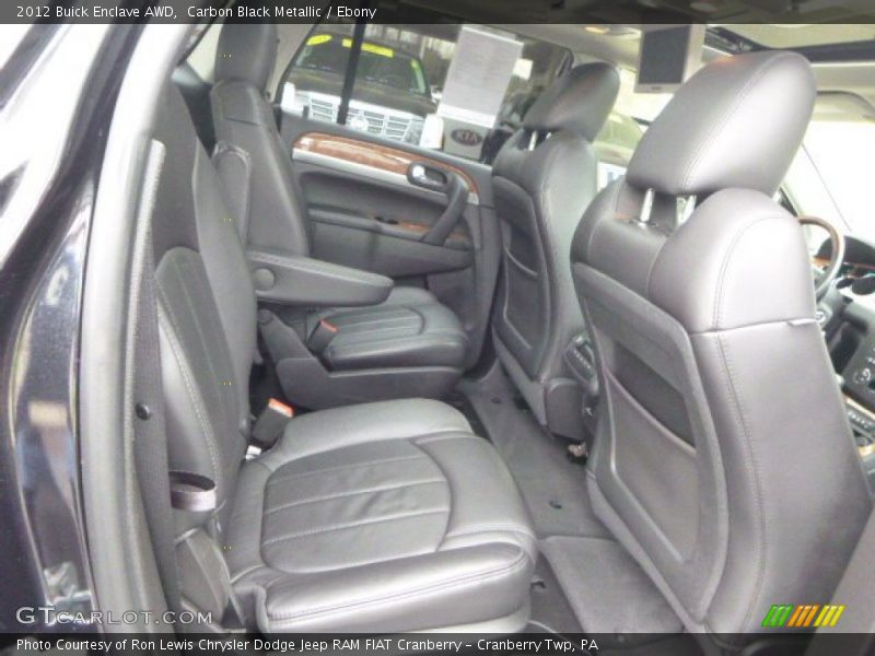 Carbon Black Metallic / Ebony 2012 Buick Enclave AWD