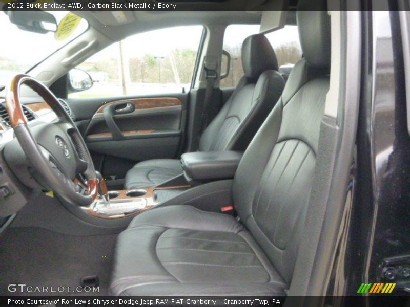 Carbon Black Metallic / Ebony 2012 Buick Enclave AWD