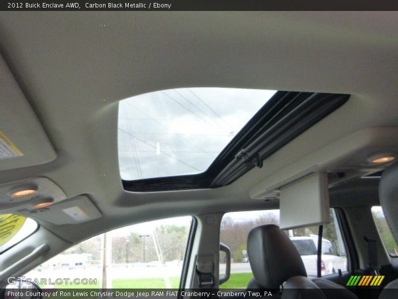 Carbon Black Metallic / Ebony 2012 Buick Enclave AWD