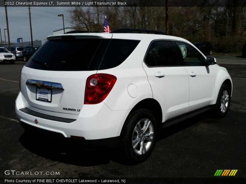 Summit White / Light Titanium/Jet Black 2012 Chevrolet Equinox LT