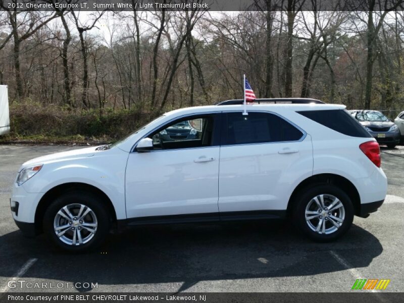 Summit White / Light Titanium/Jet Black 2012 Chevrolet Equinox LT