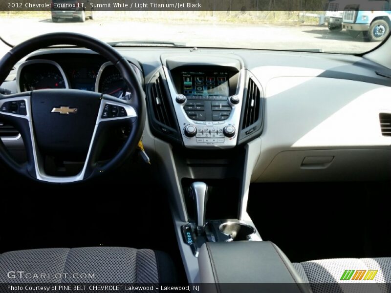 Summit White / Light Titanium/Jet Black 2012 Chevrolet Equinox LT