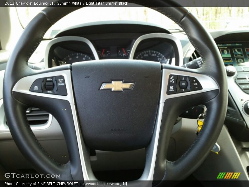 Summit White / Light Titanium/Jet Black 2012 Chevrolet Equinox LT