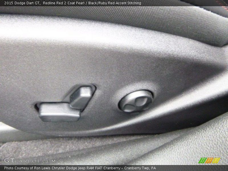 Redline Red 2 Coat Pearl / Black/Ruby Red Accent Stitching 2015 Dodge Dart GT