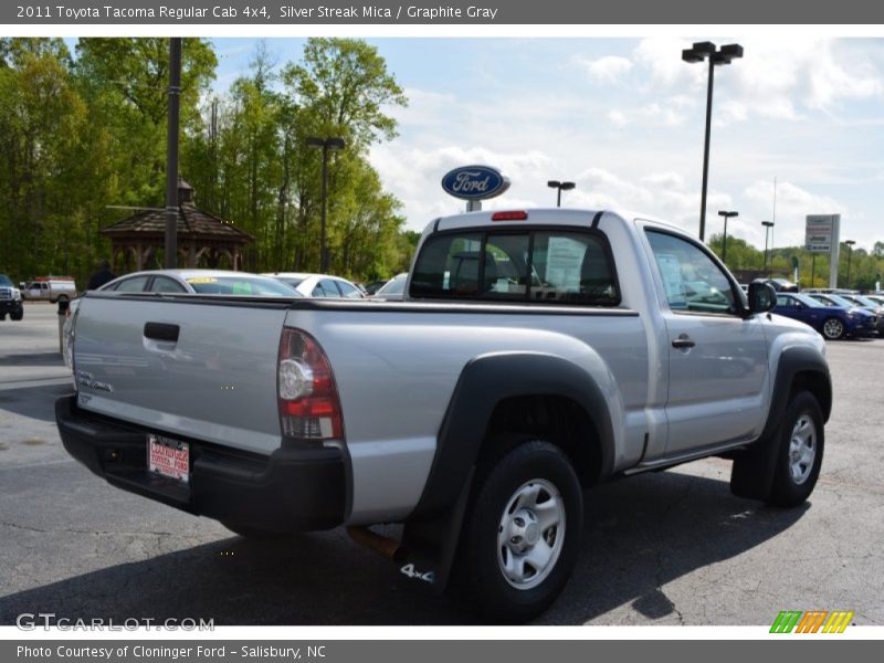 Silver Streak Mica / Graphite Gray 2011 Toyota Tacoma Regular Cab 4x4