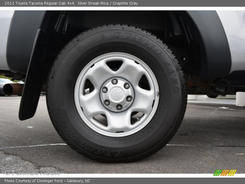 Silver Streak Mica / Graphite Gray 2011 Toyota Tacoma Regular Cab 4x4
