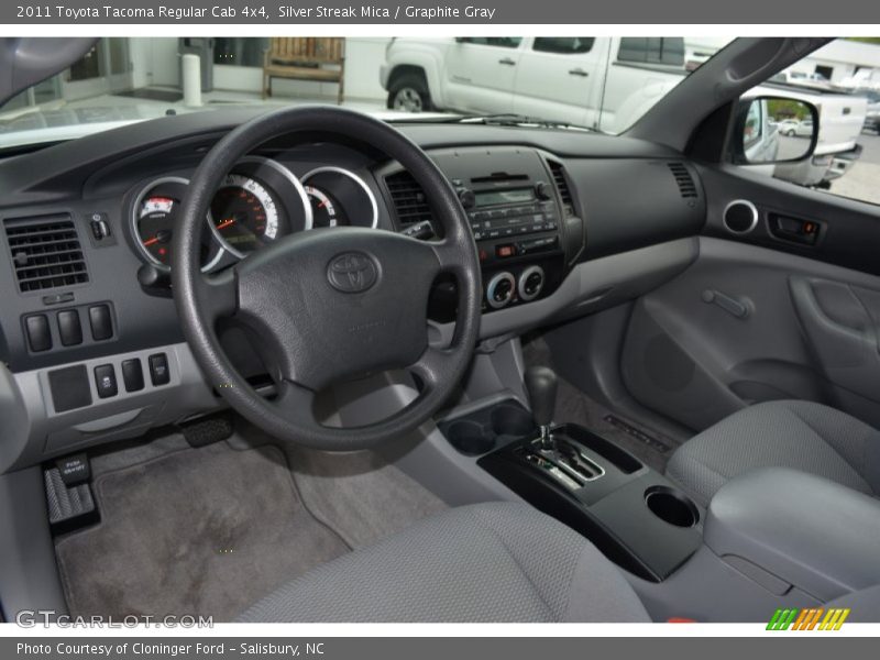 Silver Streak Mica / Graphite Gray 2011 Toyota Tacoma Regular Cab 4x4