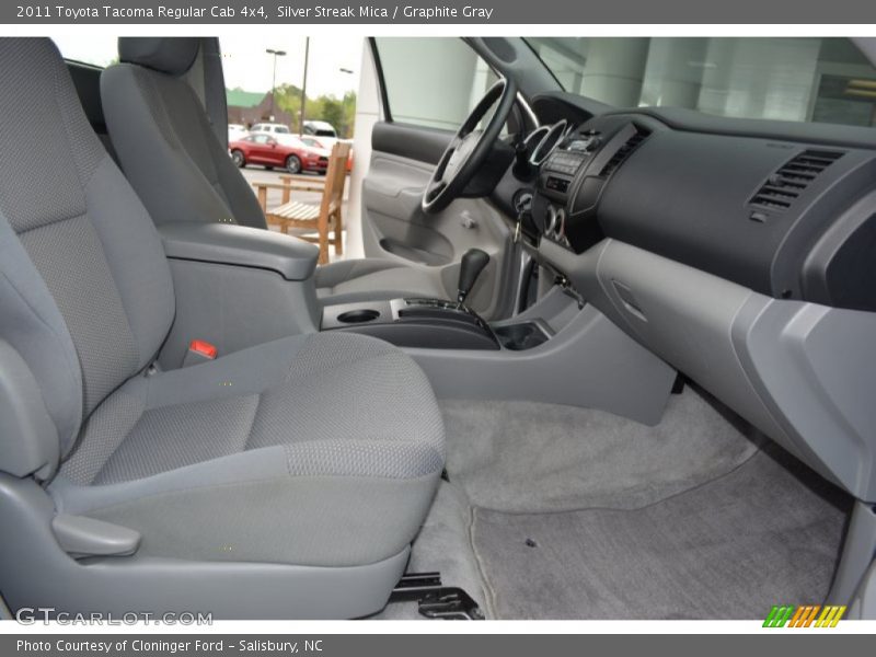 Silver Streak Mica / Graphite Gray 2011 Toyota Tacoma Regular Cab 4x4