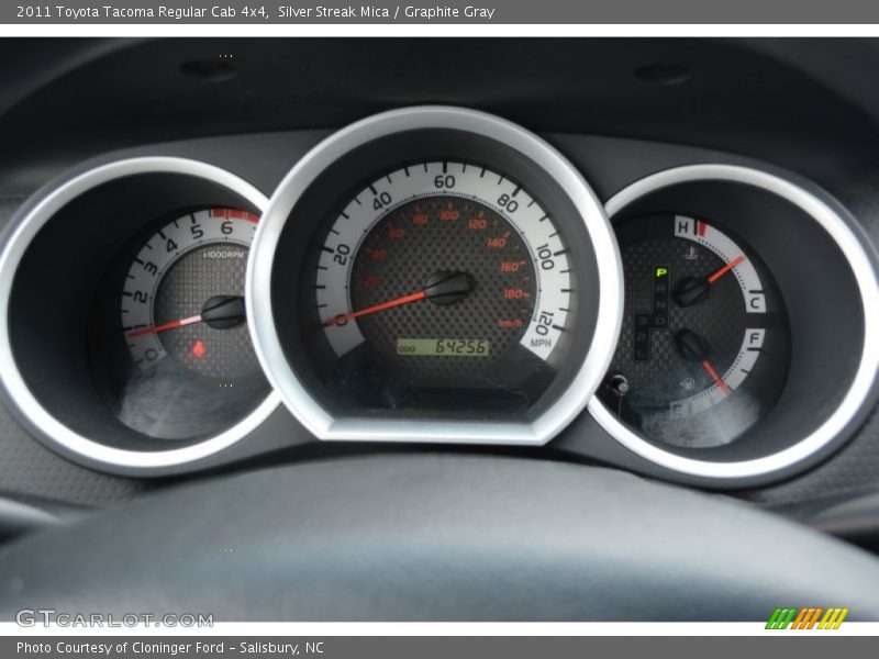 Silver Streak Mica / Graphite Gray 2011 Toyota Tacoma Regular Cab 4x4